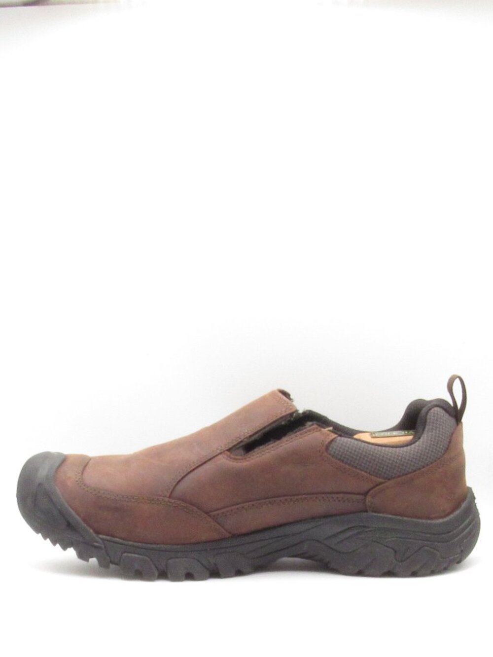 Keen Brown Targhee III Dark Earth/Mulch Shoes Size 12 W Slip On Leather FLAWED - Picture 5 of 14